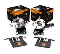 Coppia Mozzi Fuselli Ruota Completa Anteriore Destro+Sinistro GH-282565H/V