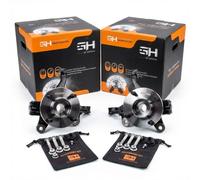 Coppia Mozzi Fuselli Ruota Completa Anteriore Destro+Sinistro GH-282570H/V