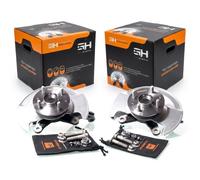 Coppia Mozzi Fuselli Ruota Completa Anteriore Destro+Sinistro GH-282637H/V