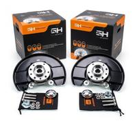 Coppia Mozzi Fuselli Ruota Completa Anteriore Destro+Sinistro GH-283621H/V