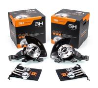 Coppia Mozzi Fuselli Ruota Completa Anteriore Destro+Sinistro GH-283640H/V