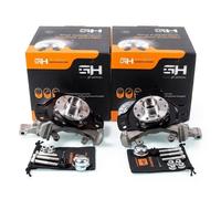Coppia Mozzi Fuselli Ruota Completa Anteriore Destro+Sinistro GH-283665H/V