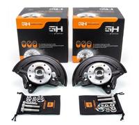 Coppia Mozzi Fuselli Ruota Completa Anteriore Destro+Sinistro GH-283991H/V