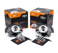 Coppia Mozzi Fuselli Ruota Completa Anteriore Destro+Sinistro GH-283994H/V