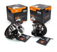 Coppia Mozzi Fuselli Ruota Completa Anteriore Destro+Sinistro GH-284011H/V