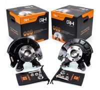 Coppia Mozzi Fuselli Ruota Completa Anteriore Destro+Sinistro GH-284367H/V