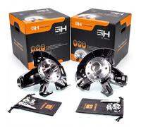 Coppia Mozzi Fuselli Ruota Completa Anteriore Destro+Sinistro GH-284708H/V