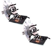 Coppia Mozzi Fuselli Ruota Completa Anteriore Destro+Sinistro GH-285204AH/V