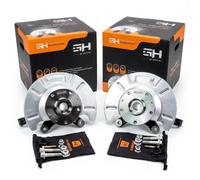 Coppia Mozzi Fuselli Ruota Completa Anteriore Destro+Sinistro GH-285204H/V