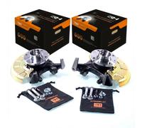 Coppia Mozzi Fuselli Ruota Completa Anteriore Destro+Sinistro GH-289949H/V