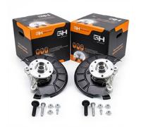 Coppia Mozzi Fuselli Ruota Completa Anteriore Destro+Sinistro GH-289965H/V