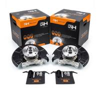 Coppia Mozzi Fuselli Ruota Completa Anteriore Destro+Sinistro GH-289965H/V