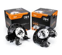 Coppia Mozzi Fuselli Ruota Completa Anteriori per Skoda Fabia 99-, Toledo 2012-