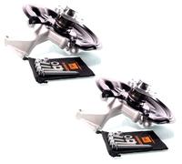 Coppia Mozzi Fuselli Ruota Completa Posteriore Destro+Sinistro GH-289907H/V