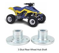 Coppia mozzi ruota posteriore 3 borchie albero 17T 17mm per ATV Kart con pneumat