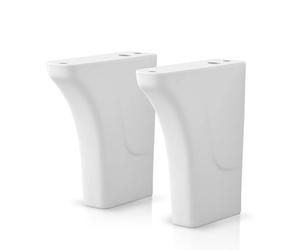 Coppia muriccioli in ceramica per installazione lavatoi in ceramica