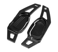 Coppia Nero Auto Sinistra e Destra Sterzo Volante Cambio Paletta Copertura