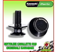 COPPIA NOTTOLINI NERO SUPPORTO CAVALLETTO MOTO M10 ORIGINALI KAWASAKI OE