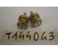 Coppia nottolini oro M6 cavalletto alzamoto T144043 Lift stand spool set