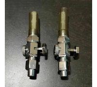 Coppia Ottone Benzina Carburante Serbatoio Coperchio Petcock 1/8 Per Triumph