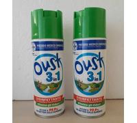 SET 3 PEZZI OUST 3 IN 1 SPRAY DISINFETTANTE SUPERFICI E TESSUTI D'ARREDO ML 400