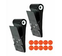 Coppia Paletta Dribling pro per gioco Tam-Tam nera, cm.8,5x10,8 8 D.intern0 m.1