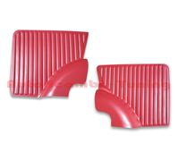 Coppia Pannelli Laterali Posteriori per FIAT 500L DX+SX Colore Rosso