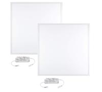 Coppia Pannello LED 60x60 5000lm 42W Controsoffitto Luce Fredda 6500K Slim [EEK: E]