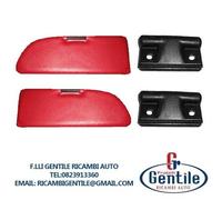 COPPIA PANTINE ALETTE PARASOLE FIAT 500 F L R GIARDINIERA + CERNIERE - DX / SX