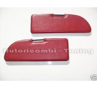 Coppia Pantine Rosse Alette Parasole per FIAT 500 F L R
