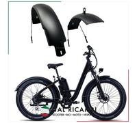 COPPIA PARAFANGHI BICI ELETTRICA FAT BIKE E-BIKE IN FERRO 20 x 4