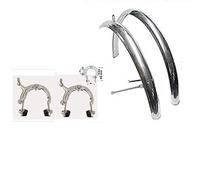 Coppia PARAFANGHI + Freni per GRAZIELLA - Pieghevole Misura 20" in Acciaio Inox