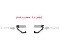 COPPIA PARALEVE PROTEZIONEI LEVE NERI SILVER UNIVERSALI MOTO