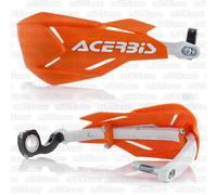 COPPIA PARAMANI ACER ACTORY PER MOTO CROSS ENDURO OFF ROAD ARANCIONE BIANCO