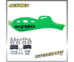 COPPIA PARAMANI ACERBIS RALLY PROFILE CROSS ENDURO MOTARD VERDE + KIT MONTAGGIO