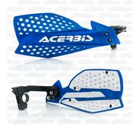 COPPIA PARAMANI ACERBIS X-ULTIMATE MOTO CROSS ENDURO OFF ROAD BIANCO NERO BLU