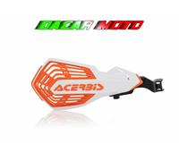 COPPIA PARAMANI BIANCO/ARANCIO KTM EXC 250 TPI 2018 2019 2020 ACERBIS