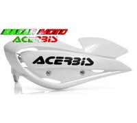 COPPIA PARAMANI BIANCO UNIKO ATV + KIT MONTAGGIO UNIVERSALI MOTOCROSS ACERBIS