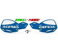 COPPIA PARAMANI BLU UNIKO VENTILATO + KIT MONTAGGIO UNIVERSALI MOTO ACERBIS