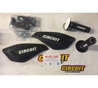 Coppia Paramani CARBON VECTOR CIRCUIT Bianco Manopole JUPITER Moto Cross Enduro