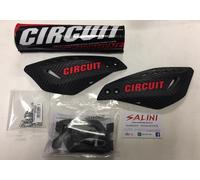 Coppia Paramani Carbon Vector Circuit rosso - Paracolpi moto