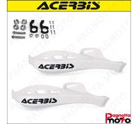 COPPIA PARAMANI CROSS ACERBIS RALLY PROFILE UNIVERSALI BIANCO + KIT MONTAGGIO
