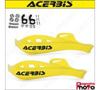 COPPIA PARAMANI CROSS ACERBIS RALLY PROFILE UNIVERSALI GIALLO + KIT MONTAGGIO