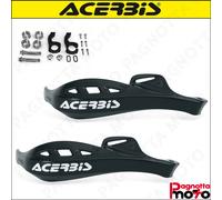 COPPIA PARAMANI CROSS ACERBIS RALLY PROFILE UNIVERSALI NERO + KIT MONTAGGIO