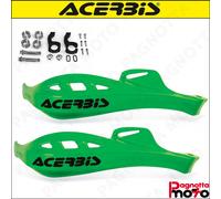 COPPIA PARAMANI CROSS ACERBIS RALLY PROFILE UNIVERSALI VERDE + KIT MONTAGGIO