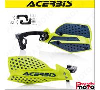 COPPIA PARAMANI CROSS ACERBIS X ULTIMATE UNIVERSALI GIALLO BLU + KIT MONTAGGIO