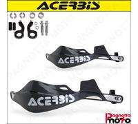 COPPIA PARAMANI CROSS ENDURO ACERBIS RALLY PRO UNIVERSALI NERO + KIT MONTAGGIO