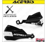 COPPIA PARAMANI CROSS ENDURO ACERBIS X FACTOR UNIVERSALI NERO + KIT MONTAGGIO