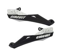 Coppia Paramani Moto - Circuit FENIX Carbonio / Bianchi - Kit Montaggio Escluso