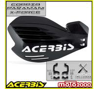 COPPIA PARAMANI MOTO CROSS ENDURO OFF ROAD NERI ACERBIS X-FORCE UNIVERSALI